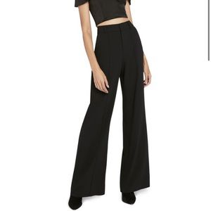 Alice + Olivia Dylan High Waisted Wide Leg Pant. Worn once size 0
